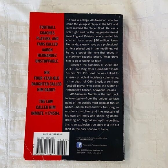 𝅺❤ 3/$20 The Rise and Fall of Aaron Hernandez book - Picture 2 of 4